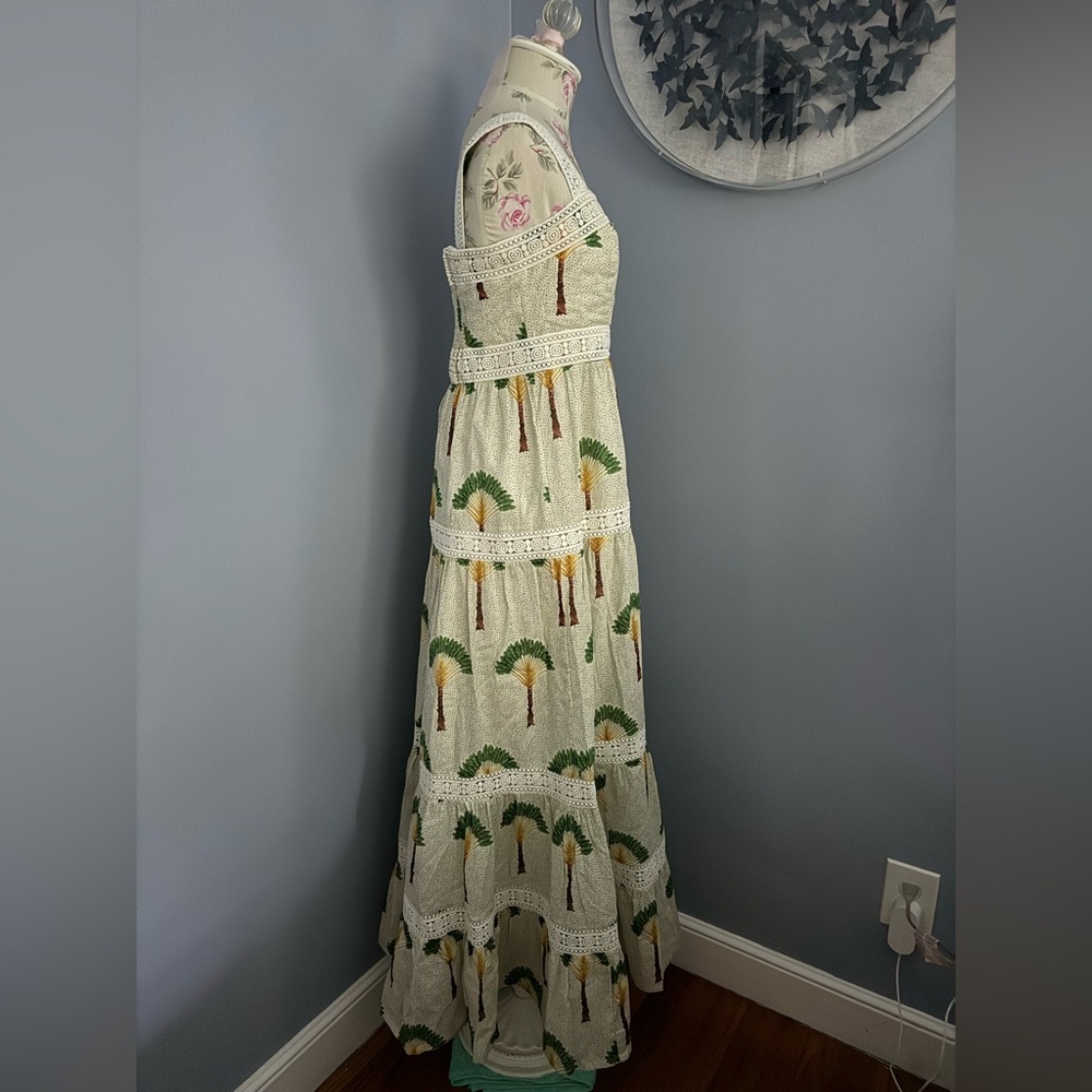 Calypso St. Barth Palm Print Maxi Dress - Picture 2 of 8